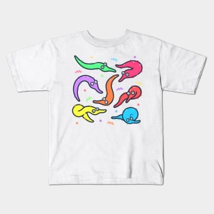 Worm on a String Toys Kids T-Shirt